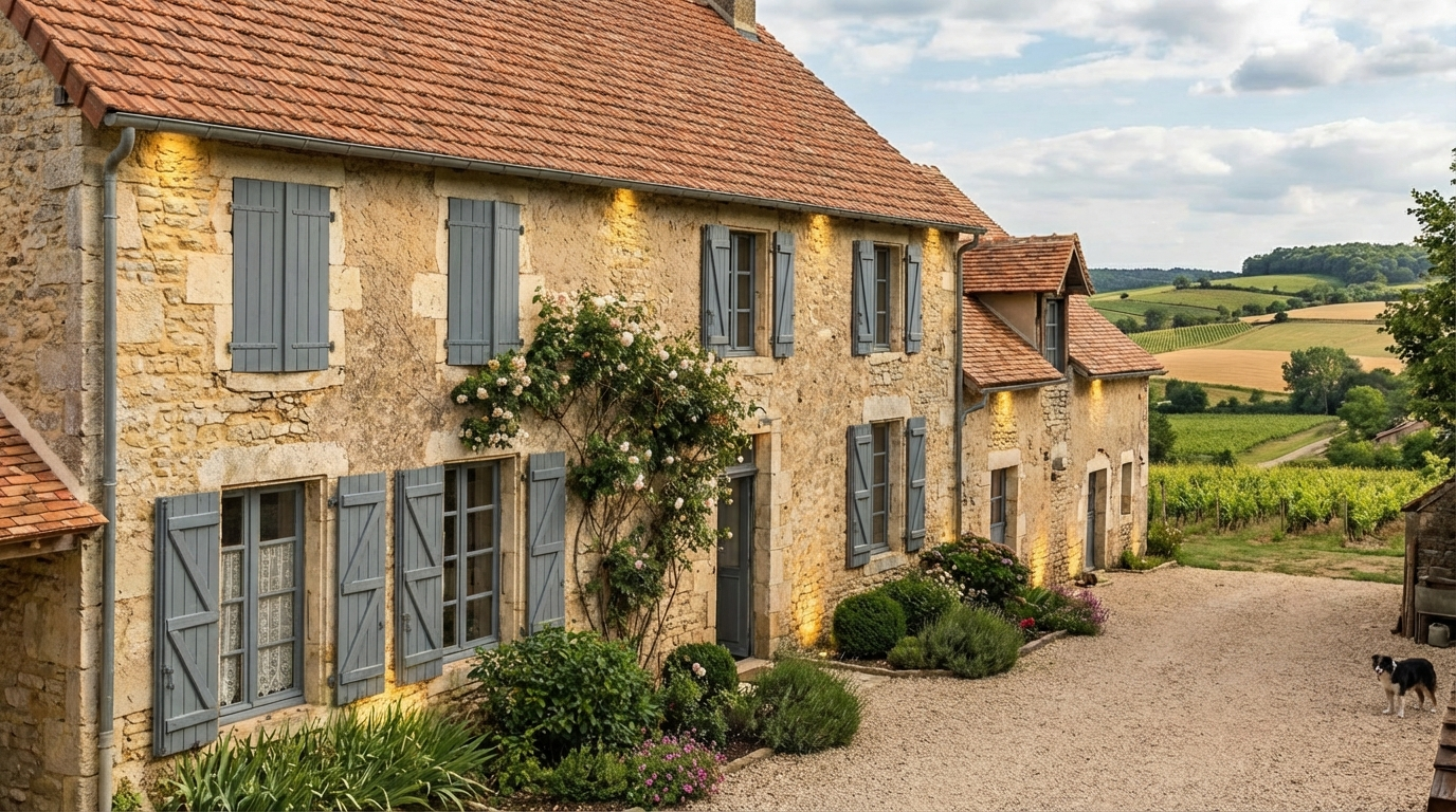 Villa with completely transformed exterior